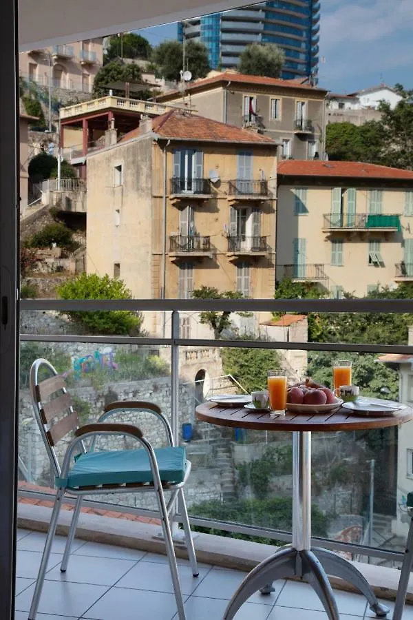 Monaco, Sea View, Bright Studio Beausoleil Apartment